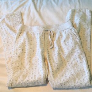 GAPKids Girls White Eyelet Pants